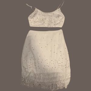 LPA XXS WHITE SKIRT SET